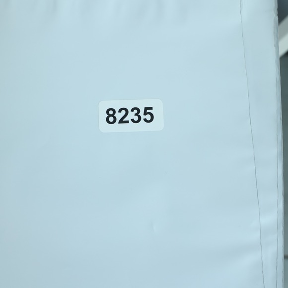 AllSaints Lindsell Biker Pants Women's 29 Black Leather Trim Ankle Zip Skinny - Picture 13 of 13